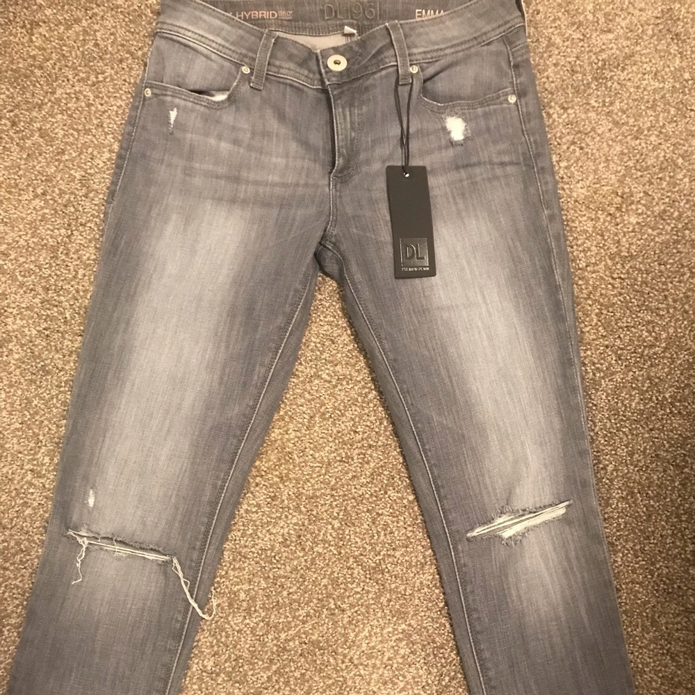 DL1961 gray denim